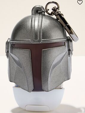 New! Bath Body Works Star Wars Mandalorian Pocket Bac Sanitizer Holder Light Up!